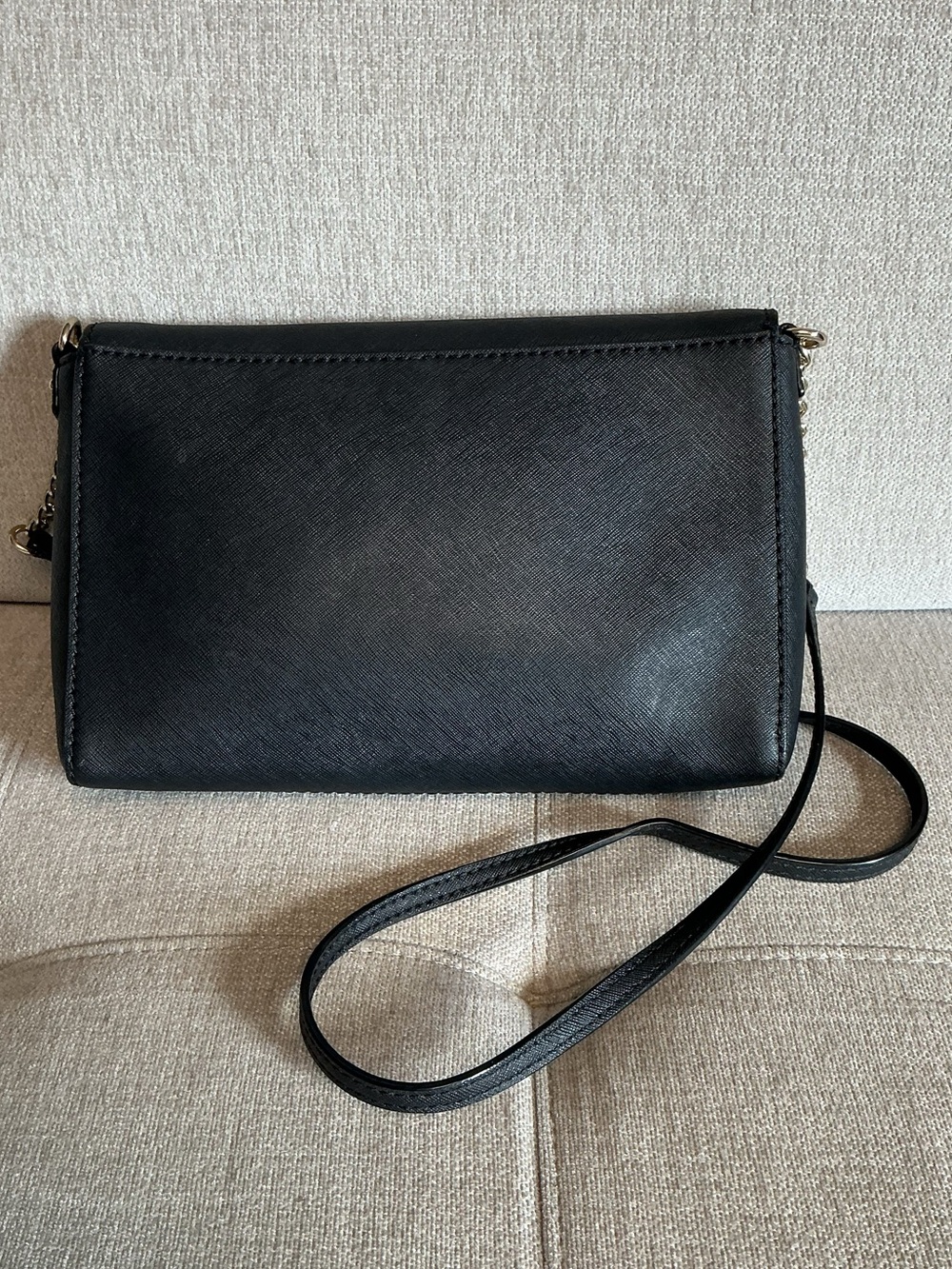 Kate Spade Charlotte Street Alek Black Saffiano Leather Crossbody/ Shoulder Bag - Picture 5 of 16